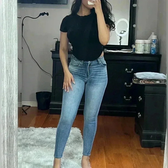 7 for all mankind high  waist skinny jeans - Picture 5 of 5